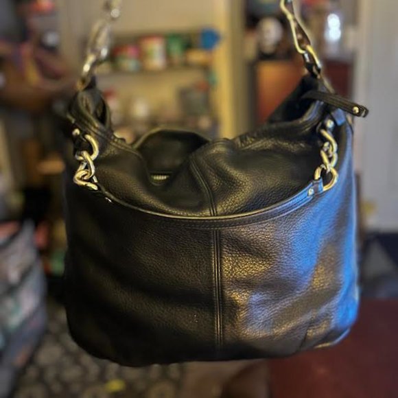 Coach Handbags - ⬇️PD⬇️COACH BROOKE No 14141 Large Black Hobo Tote Bag
